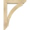 Ekena Millwork Thorton Slat Rough Sawn Bracket w/ Offset Brace, Douglas Fir, 6"W x 26"D x 34"H BKT0604X26X34THR06RDF - alternate 4